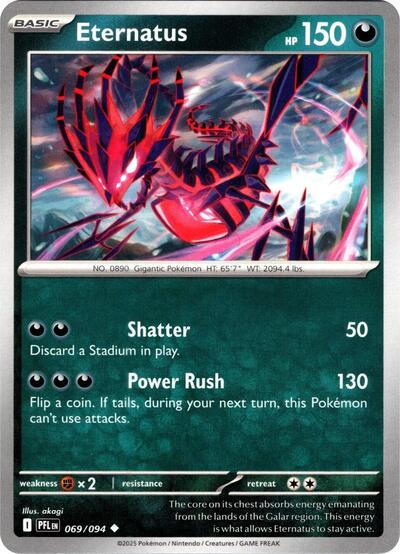 Mega Evolution Phantasmal Flames - 069/094 Eternatus Uncommon