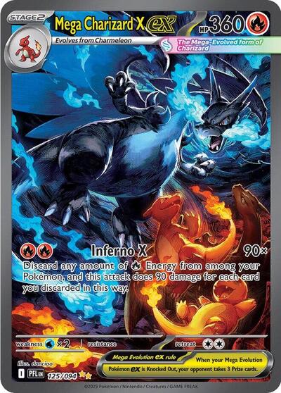 Mega Evolution Phantasmal Flames - 125/094 Mega Charizard X ex Special Illustration Rare