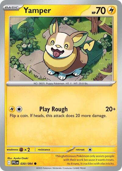 Mega Evolution Phantasmal Flames - 030/094 Yamper Common