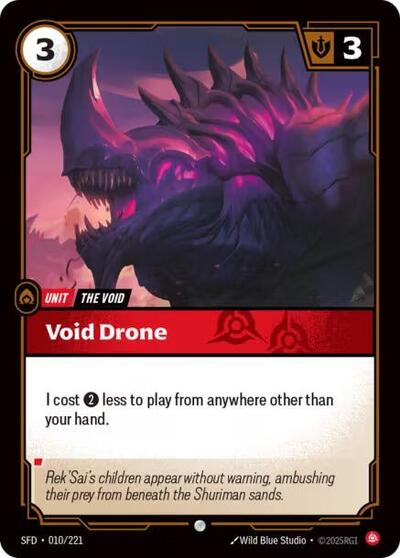 Riftbound Spiritforged - 010/221 Void Drone Common