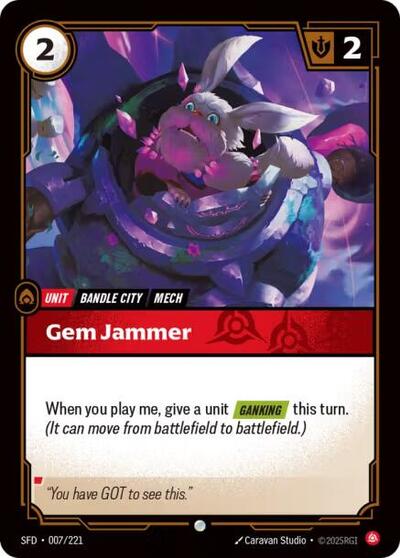 Riftbound Spiritforged - 007/221 Gem Jammer Common