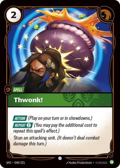 Riftbound Spiritforged - 040/221 Thwonk! Common