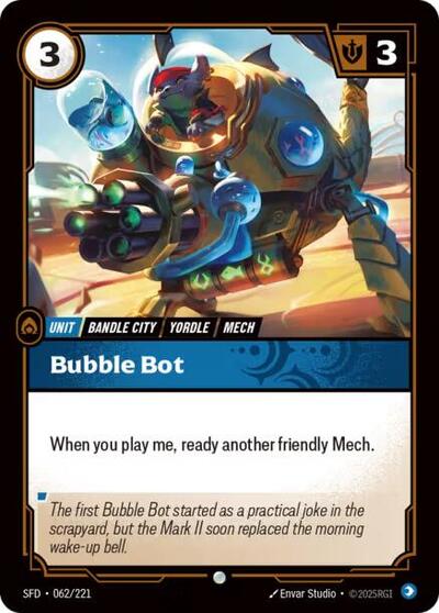 Riftbound Spiritforged - 062/221 Bubble Bot Common