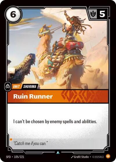 Riftbound Spiritforged - 105/221 Ruin Runner Uncommon