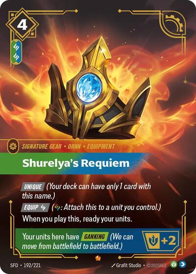 Riftbound Spiritforged - 192/221 Shurelya's Requiem Epic
