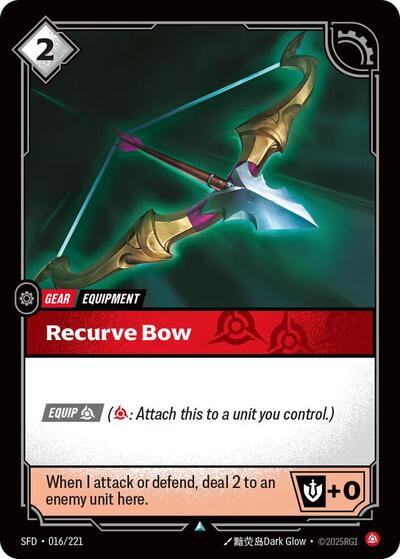 Riftbound Spiritforged - 016/221 Recurve Bow Uncommon