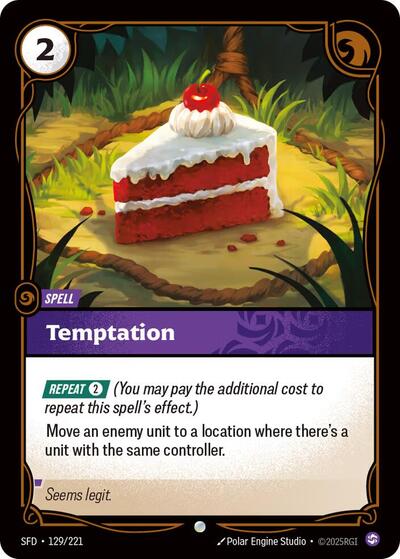 Riftbound Spiritforged - 129/221 Temptation Common
