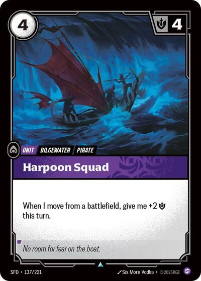 Riftbound Spiritforged - 137/221 Harpoon Squad Uncommon