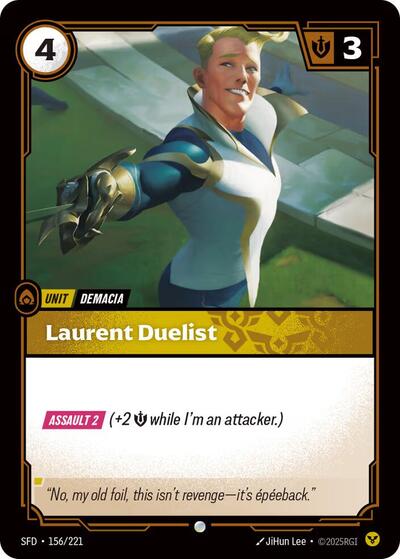 Riftbound Spiritforged - 156/221 Laurent Duelist Common