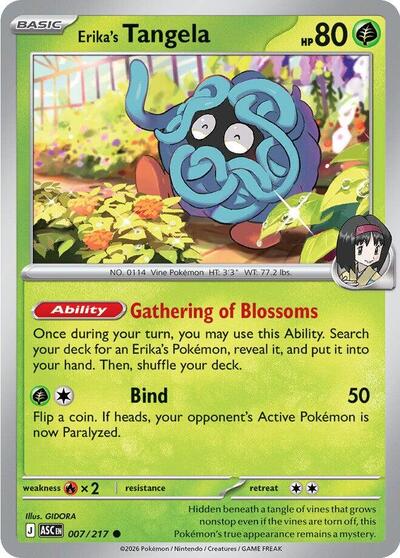 Mega Evolution Ascended Heroes - 007/217 Erika's Tangela Common