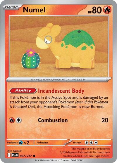 ME: Ascended Heroes - 027/217 Numel Common