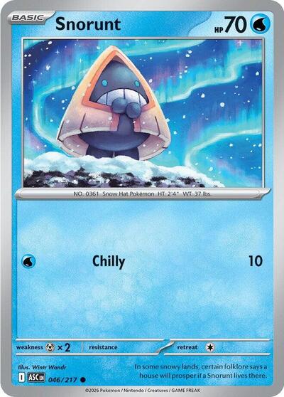 Mega Evolution Ascended Heroes - 046/217 Snorunt Common