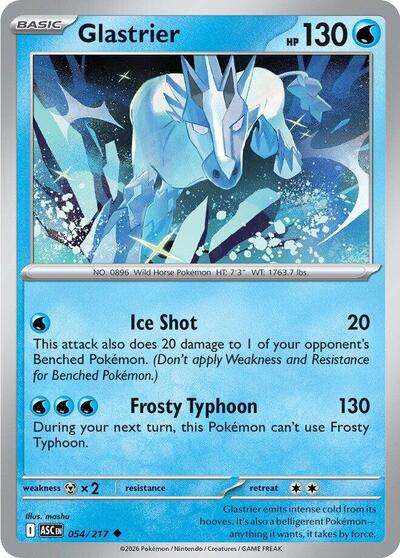 Mega Evolution Ascended Heroes - 054/217 Glastrier Uncommon