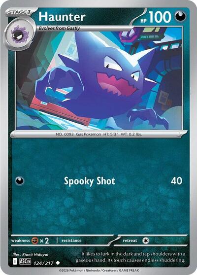 ME: Ascended Heroes - 124/217 Haunter Uncommon