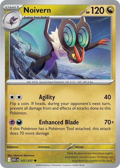 Mega Evolution Ascended Heroes - 157/217 Noivern Uncommon