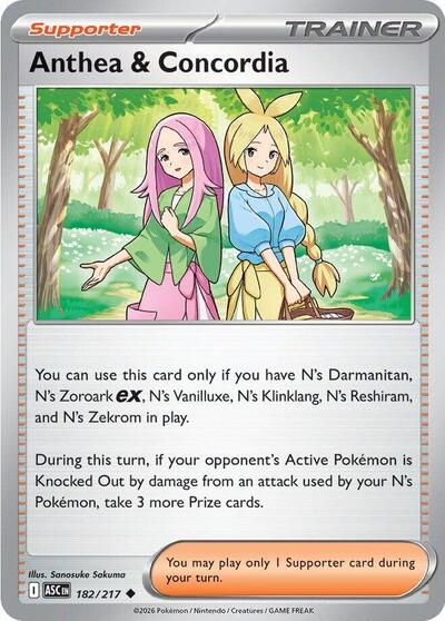ME: Ascended Heroes - 182/217 Anthea & Concordia Uncommon