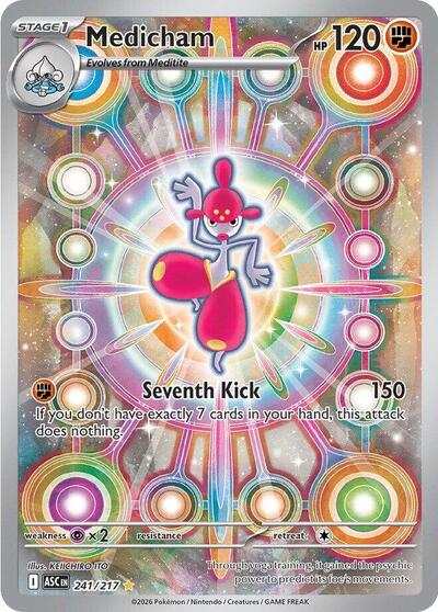 ME: Ascended Heroes - 241/217 Medicham Illustration Rare
