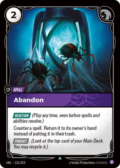 Riftbound - Unleashed - Abandon 131/219 Uncommon