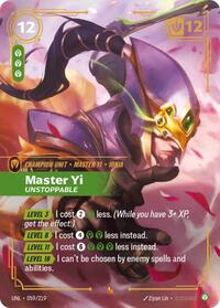 Riftbound- Unleashed - Master Yi - Unstoppable 059/219 Epic
