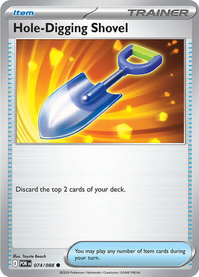 Mega Evolution Perfect Order - 074/088 Hole-Digging Shovel Common