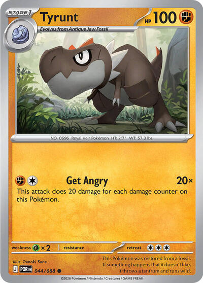 Mega Evolution Perfect Order - 044/088 Tyrunt Common