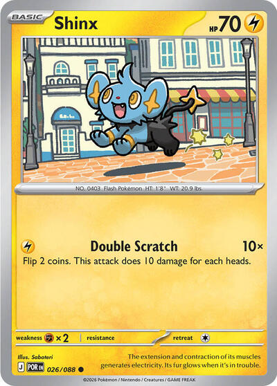 shin Mega Evolution Perfect Order - 026/088 Shinx Common