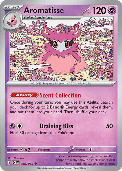 Mega Evolution Perfect Order - 036/088 Aromatisse Uncommon