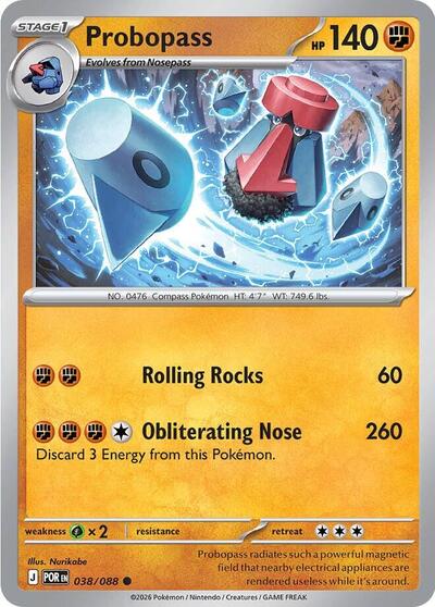 Mega Evolution Perfect Order - 038/088 Probopass - 038/088 Common