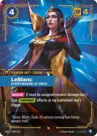 Riftbound- Unleashed - LeBlanc - Everywhere At Once 090/219 Epic