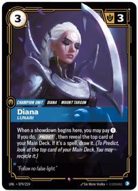 Riftbound- Unleashed - Diana - Lunari 079/219 Rare