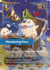 Riftbound- Unleashed - Plundering Poro (Overnumbered) 222/219 Showcase