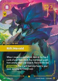 Riftbound- Unleashed - Rift Herald (Alternate Art) 179a/219 Showcase