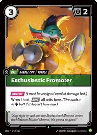 Riftbound - Unleashed - Enthusiastic Promoter 043/219 Uncommon