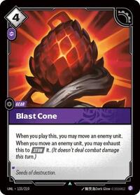 Riftbound - Unleashed - Blast Cone 133/219 Uncommon
