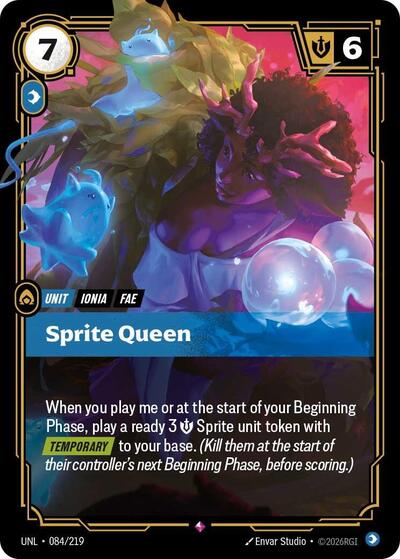 Riftbound- Unleashed - Sprite Queen 084/219 Rare