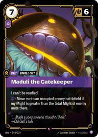 Riftbound- Unleashed - Maduli the Gatekeeper 144/219 Rare