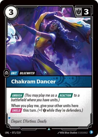 Riftbound - Unleashed - Chakram Dancer 071/219 Uncommon