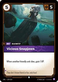 Riftbound - Unleashed - Vicious Snapjaws 129/219 Common