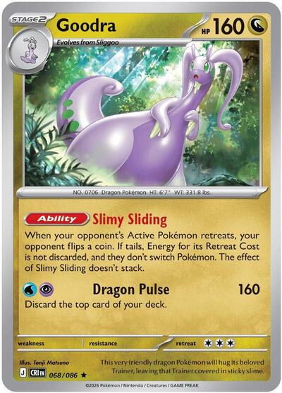 Mega Evolution Chaos Rising - 068/086 Goodra Rare