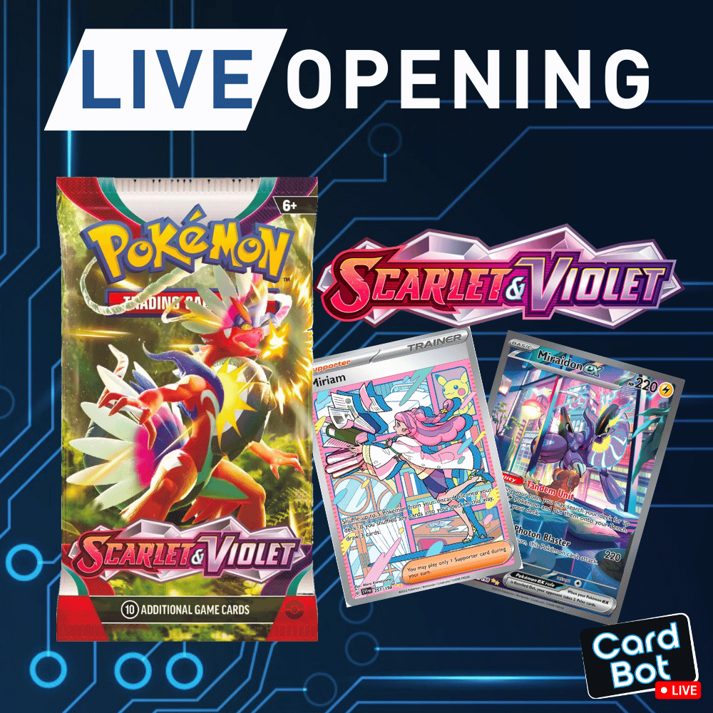 LIVE OPENING - Pokémon TCG Scarlet & Violet Booster Pack