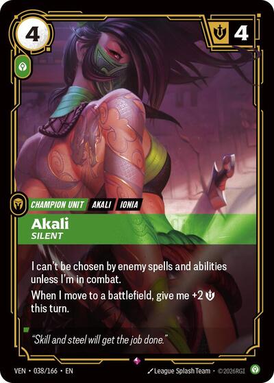 Vendetta - 038/166 Akali Rare