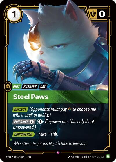 Vendetta - 043/166 Steel Paws Rare
