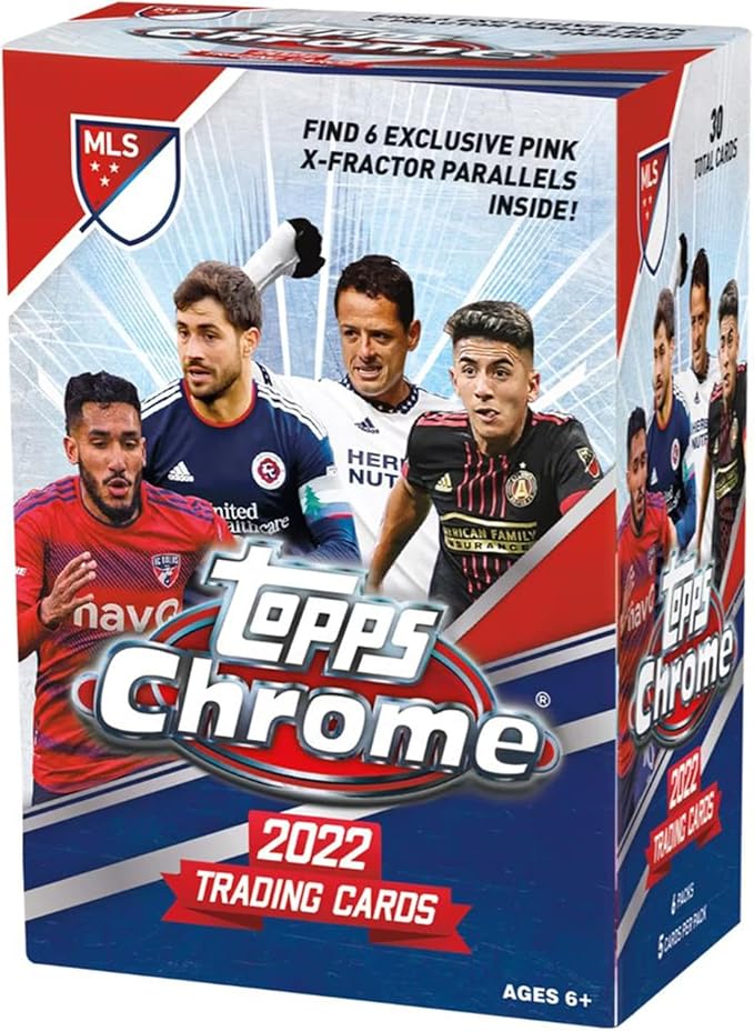 2022 Topps Chrome MLS Major League Soccer Value Box