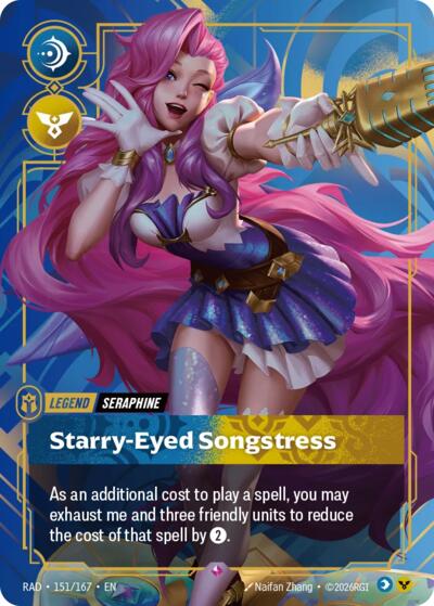 Radiance - 151/167 Seraphine, Starry-Eyed Songstress Rare