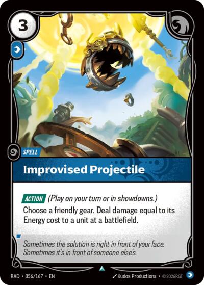 Radiance - 056/167 Improvised Projectile Uncommon