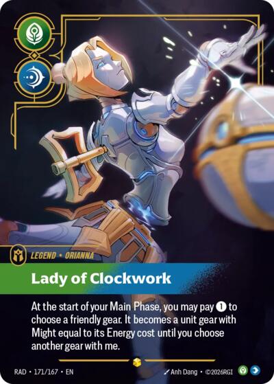 Radiance - 171/167 Orianna, Lady of Clockwork (Overnumbered) Showcase