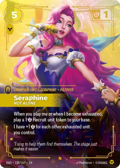 Radiance - 138/167 Seraphine, Not Alone Epic