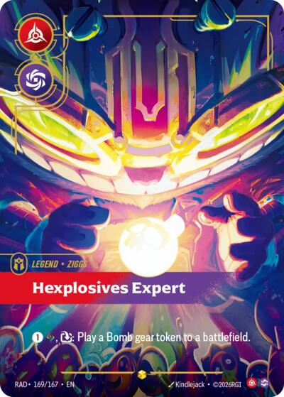 Radiance - 169/167 Ziggs, Hexplosives Expert (Overnumbered) Showcase