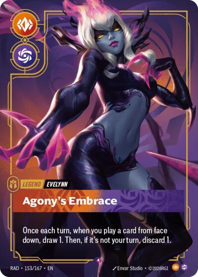 Radiance - 153/167 Evelynn, Agony's Embrace Rare