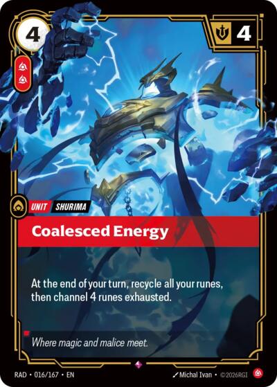 Radiance - 016/167 Coalesced Energy Rare